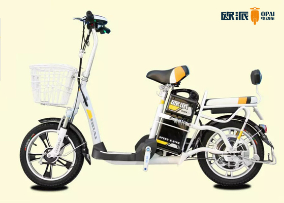 الدراجة الدراجة الكهربائية مع سلة، دراجة نارية كهربائية للكبار