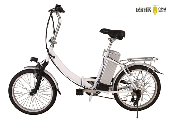 الفضة كهربائية قابلة للطي دراجة خفيفة الوزن قابل للتعديل اثنين من عجلة الدراجة الكهربائية