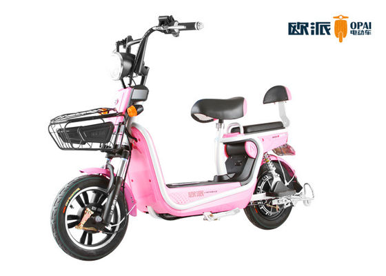 20AH / 12AHElectric الدراجة سكوتر للمراهقين جبهة طبل الفرامل 48V فرش السيارات